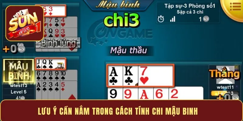 Lưu ý cần nắm trong cách tính chi Mậu Binh